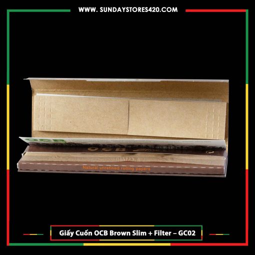 Giấy Cuốn OCB Brown Slim & Filter - GC02