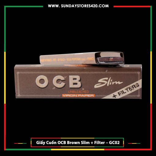 Giấy Cuốn OCB Brown Slim & Filter - GC02