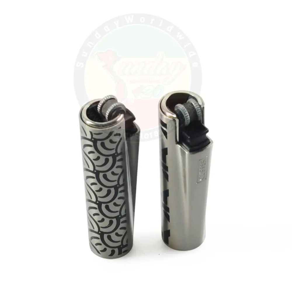 Bật Lửa Clipper Kim Loại Hoa Văn BL-13 - Ảnh 3