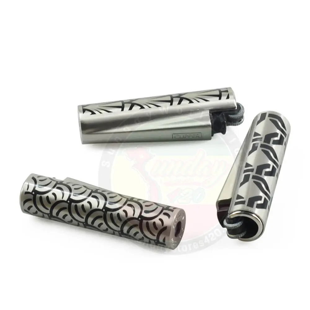 Bật Lửa Clipper Kim Loại Hoa Văn BL-13 - Ảnh 2