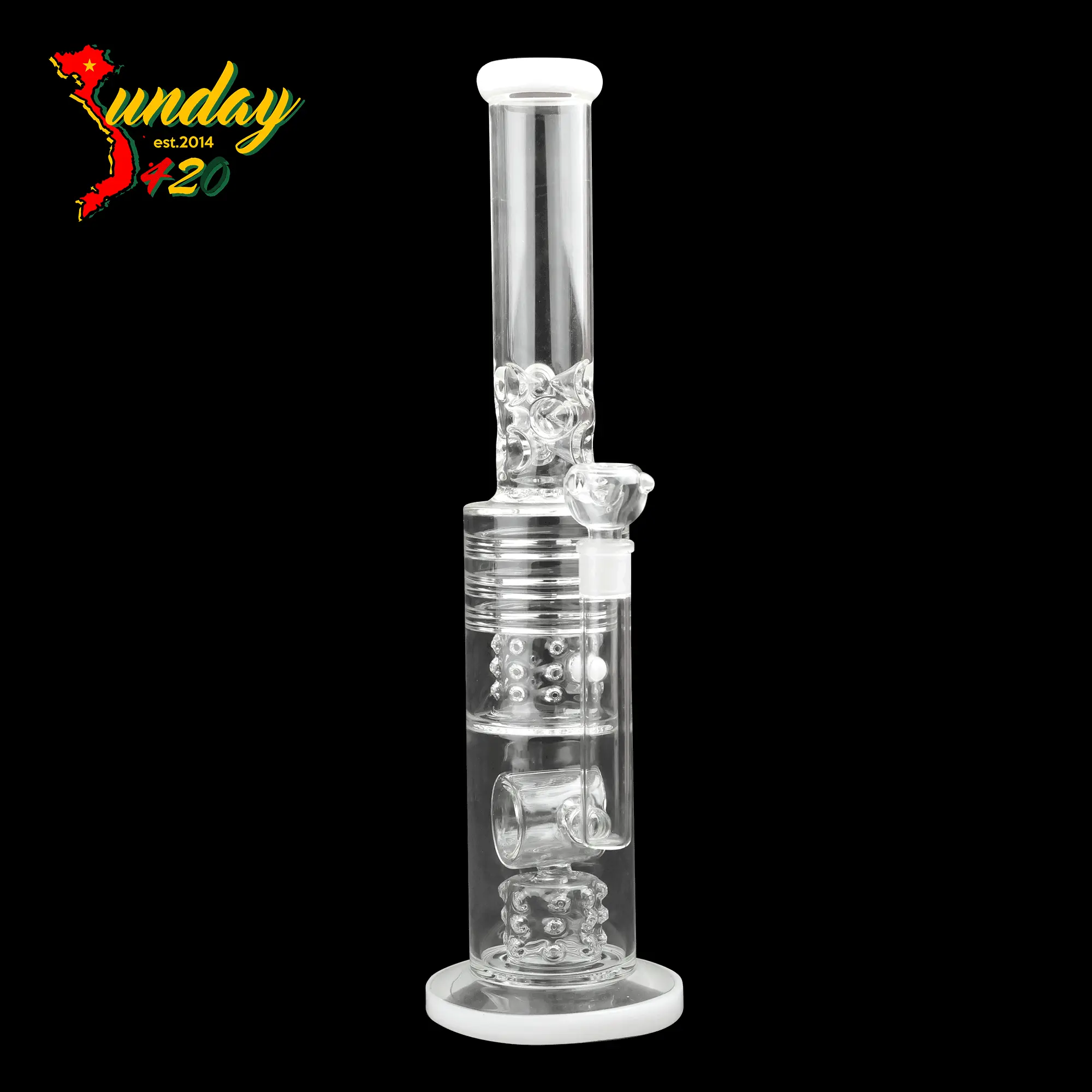 Boong Thủy Tinh 2 Tầng Lọc Tổ Ong - BTT256
