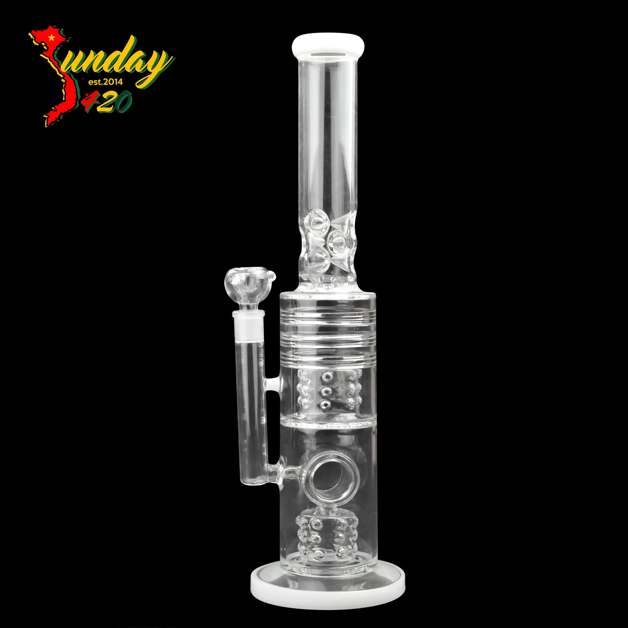 Boong Thủy Tinh 2 Tầng Lọc Tổ Ong - BTT256 - Ảnh 2