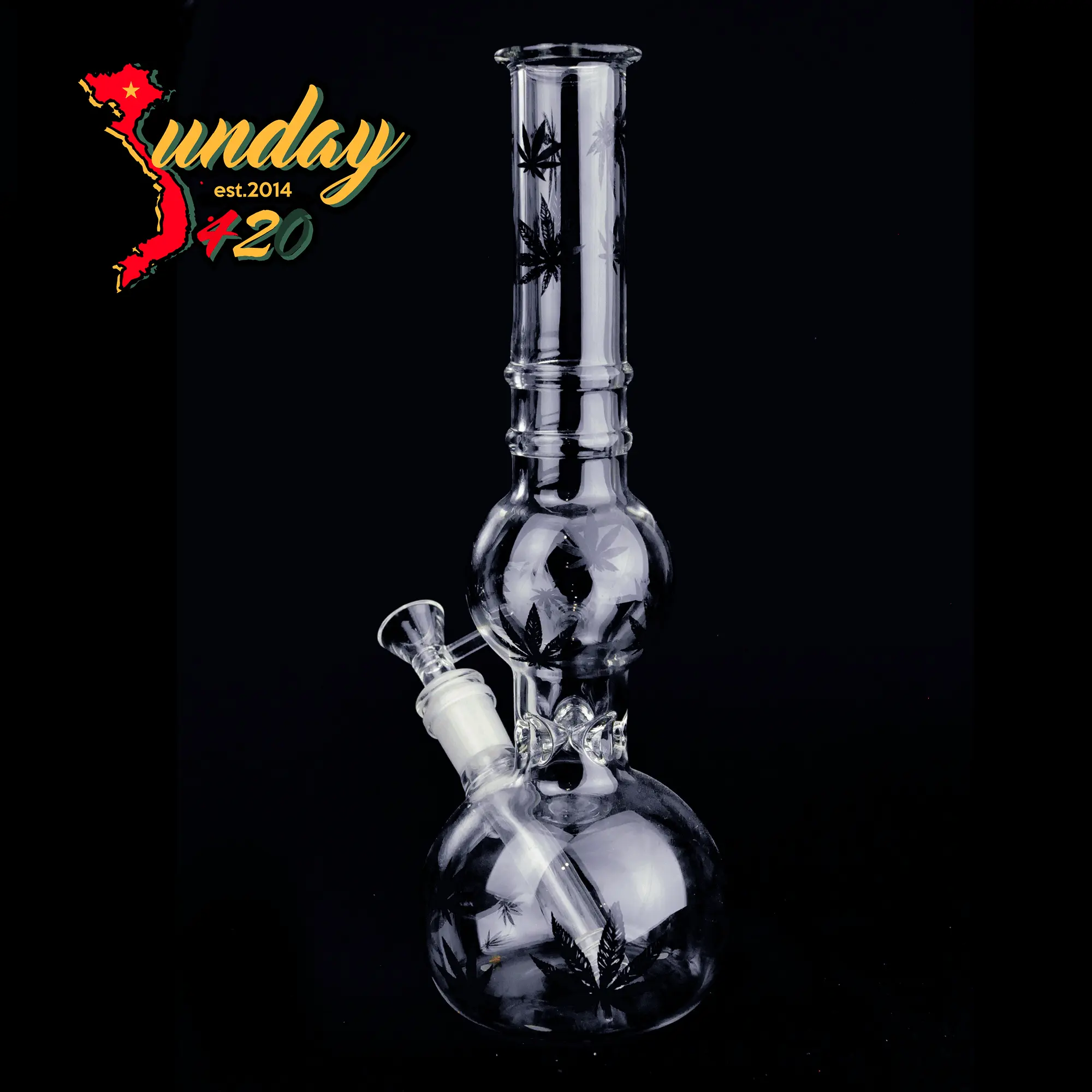 Boong Thủy Tinh Cỏ 5 Lá - BTT-198 - Ảnh 2