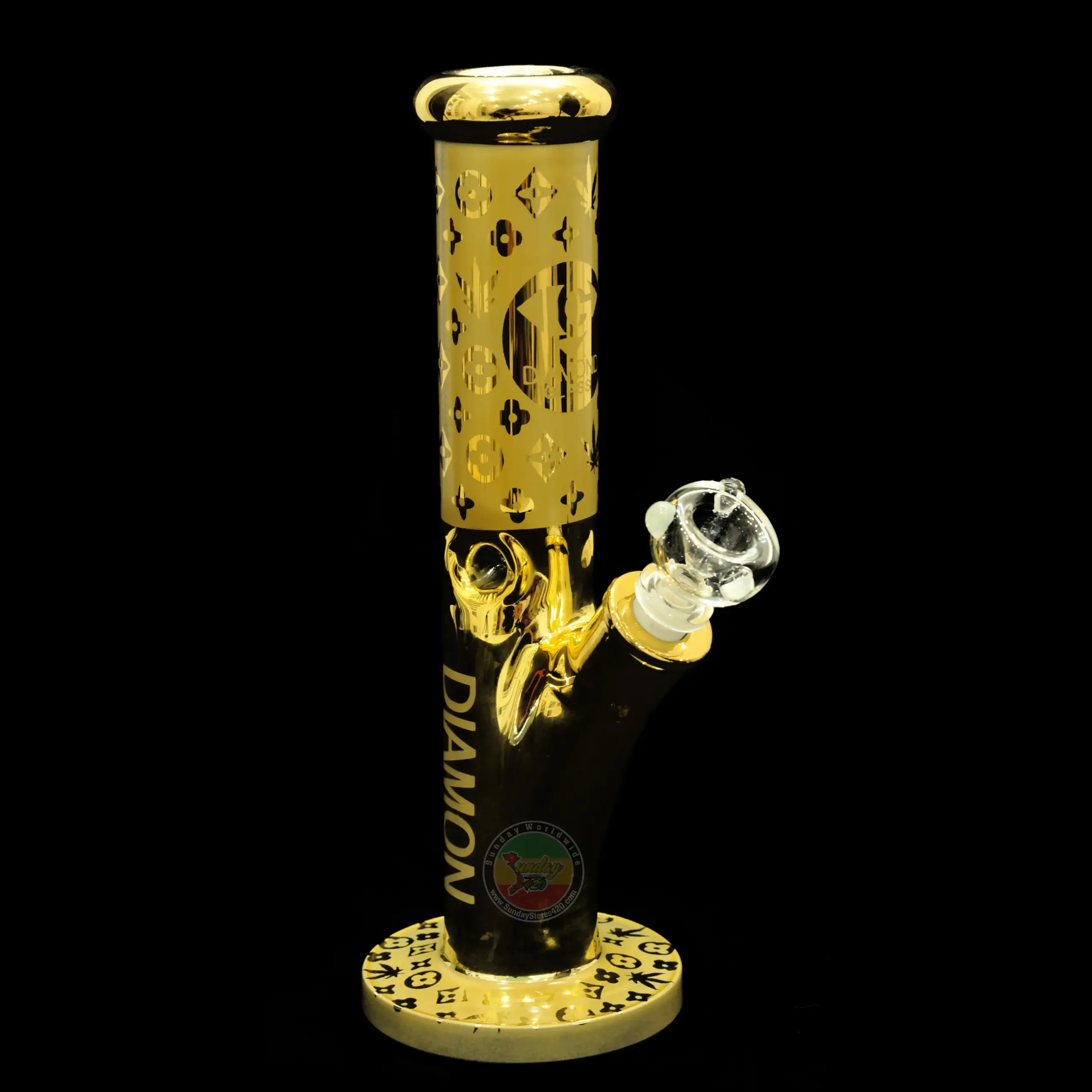 Boong Thủy Tinh Diamond Mạ Vàng - BTT283
