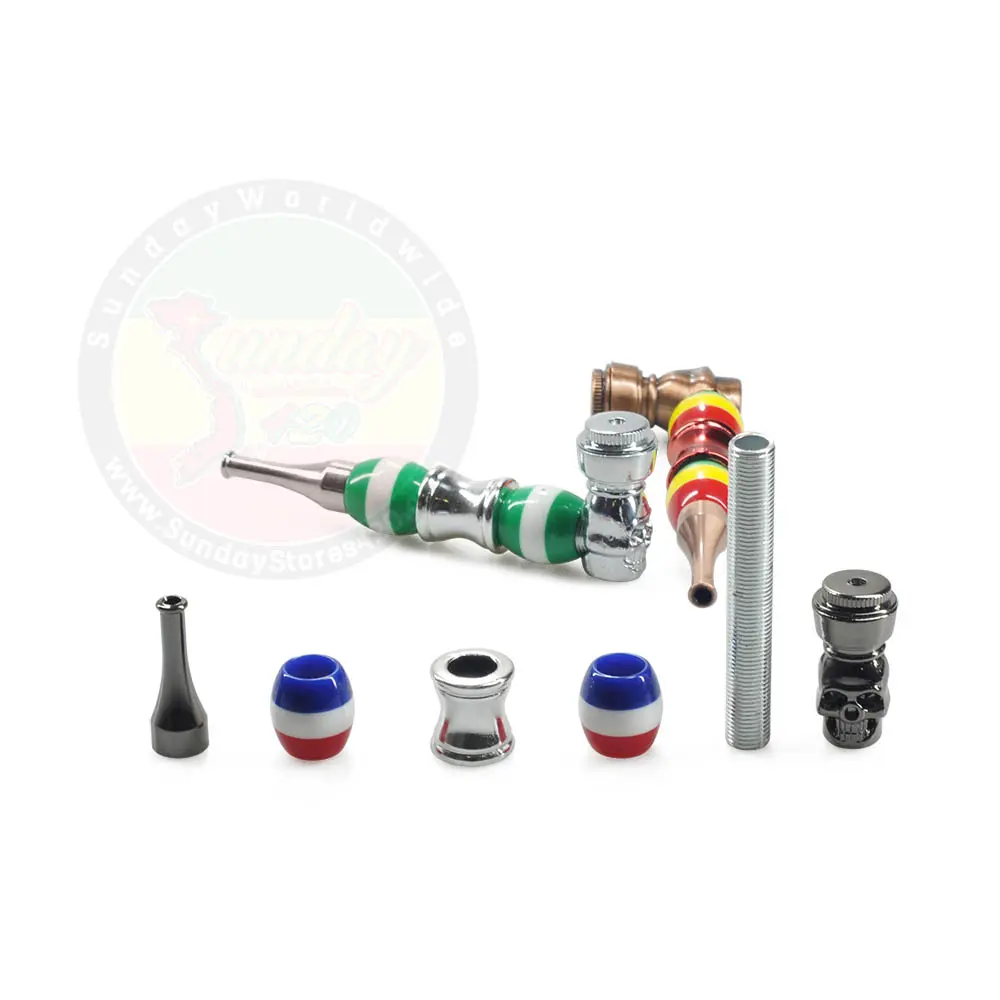 Tẩu Kim Loại Đa Sắc Cầm Tay - TT43 - Ảnh 3