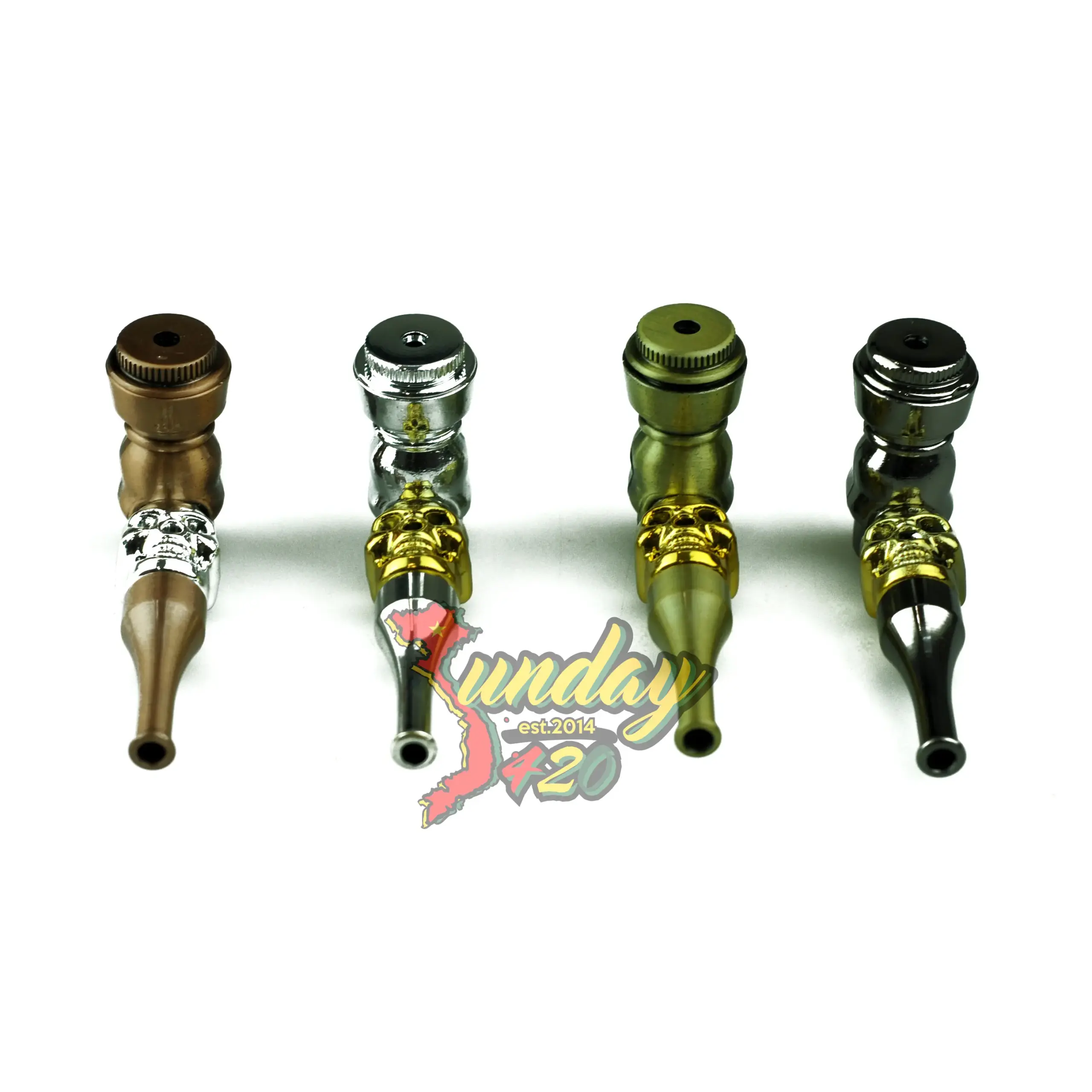 Tẩu Kim Loại 2 Đầu Lâu - TT-45 - Ảnh 2