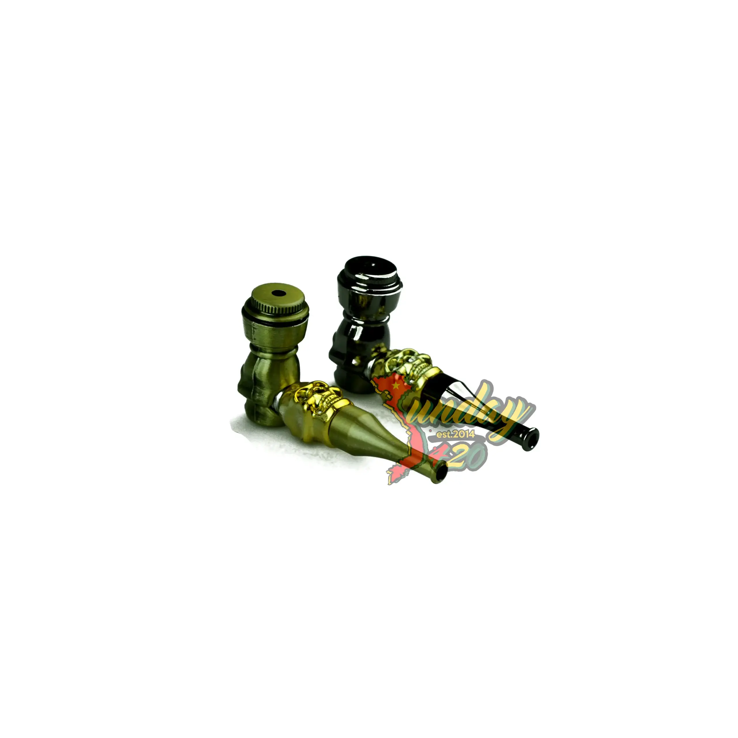 Tẩu Kim Loại 2 Đầu Lâu - TT-45