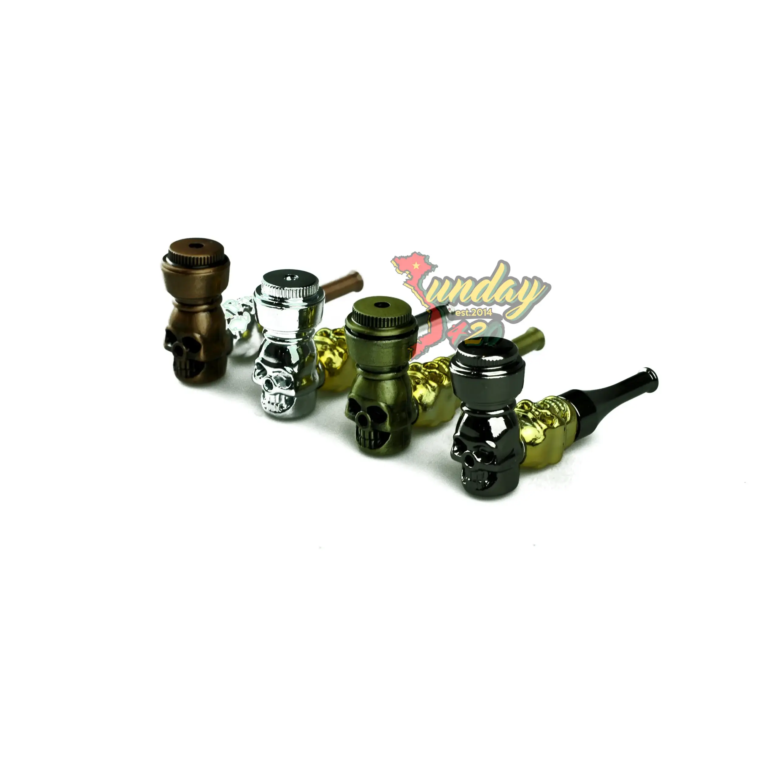 Tẩu Kim Loại 2 Đầu Lâu - TT-45 - Ảnh 3