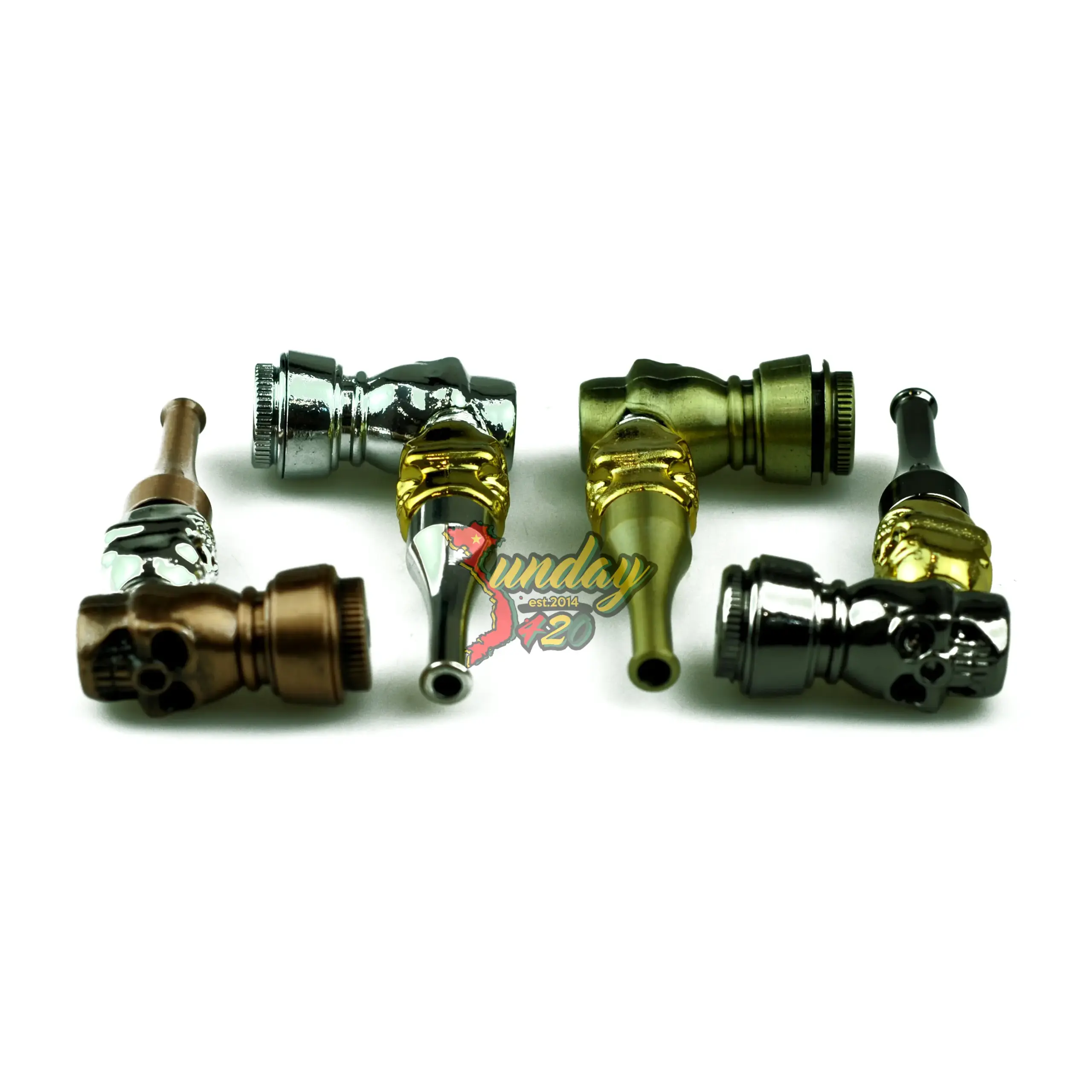 Tẩu Kim Loại 2 Đầu Lâu - TT-45 - Ảnh 4