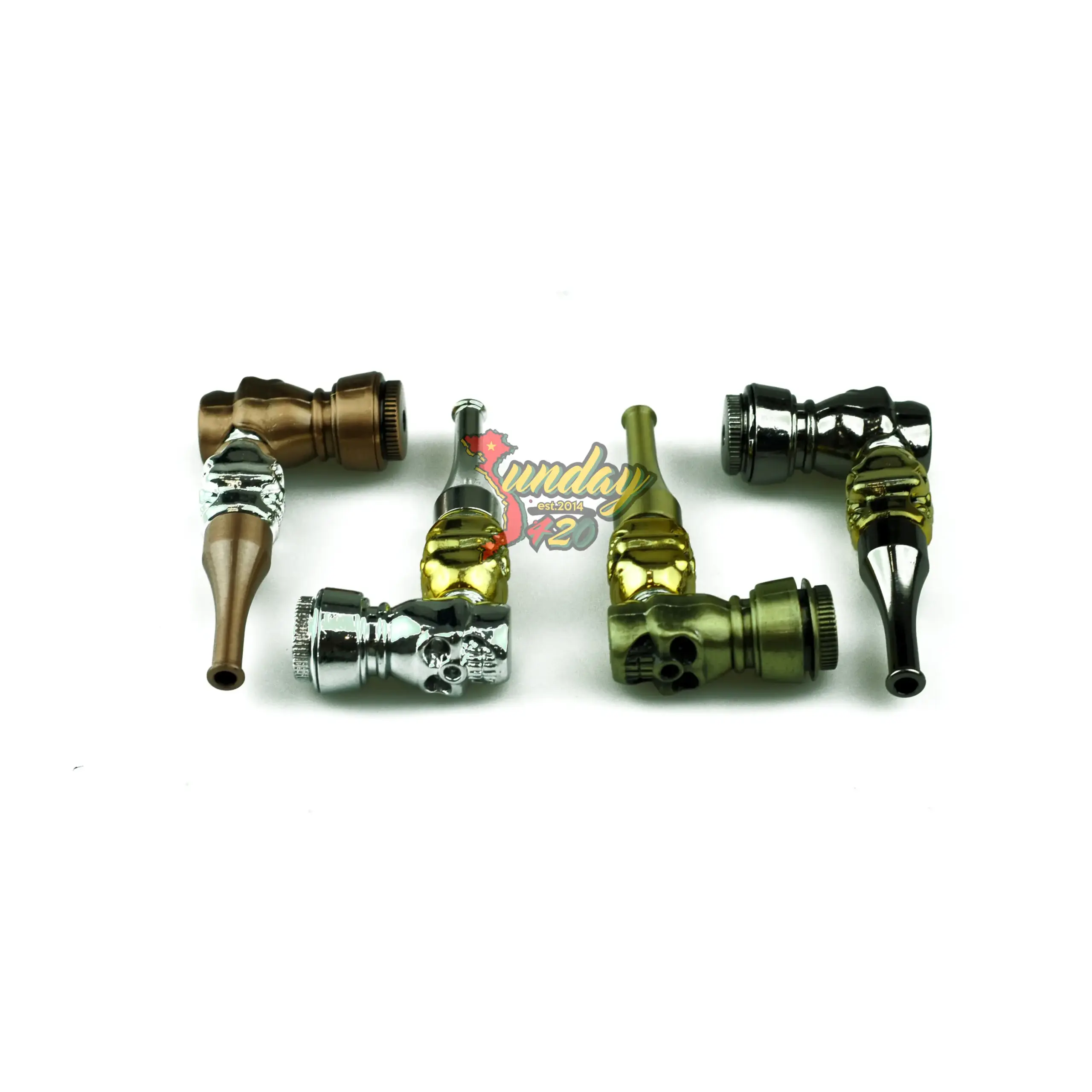Tẩu Kim Loại 2 Đầu Lâu - TT-45 - Ảnh 5
