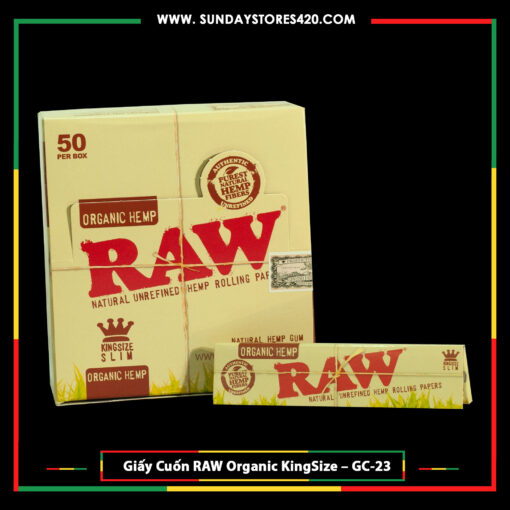 Giấy Cuốn RAW Organic Kingsize - GC23