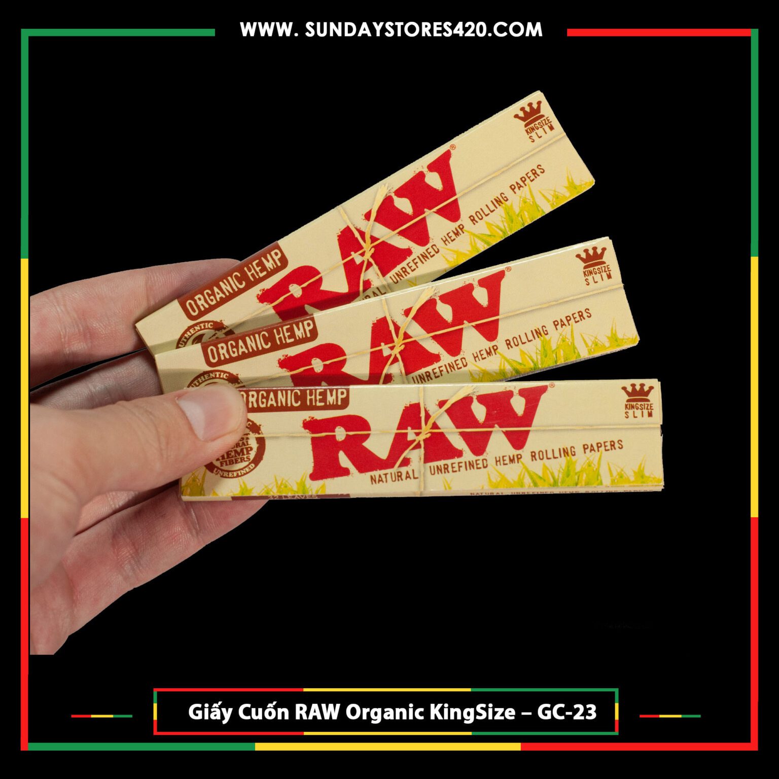 Giấy Cuốn RAW Organic Kingsize - GC23