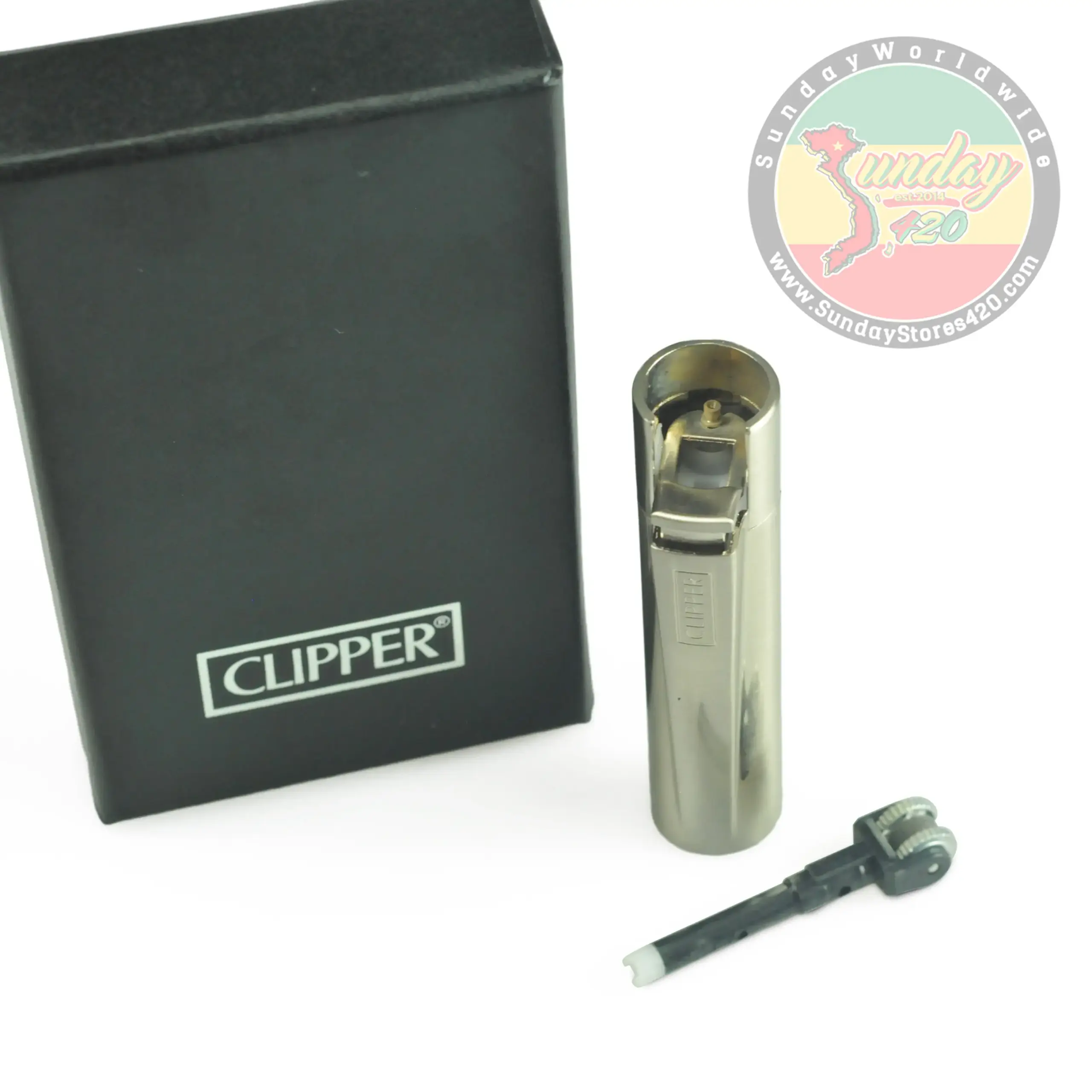 Bật Lửa Clipper Kim Loại Basic BL- 40 - Ảnh 4