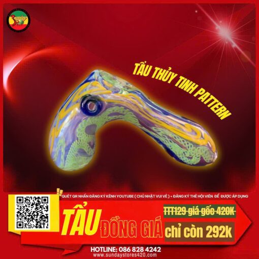 Tẩu Thủy Tinh Pattern - TTT129