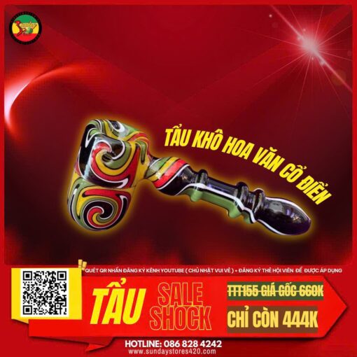 Tẩu Khô Hoa Văn Cổ Điển - TTT155