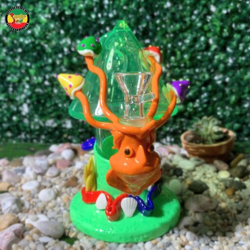 Điếu Cày Thủy Tinh Octopus House - BTT725