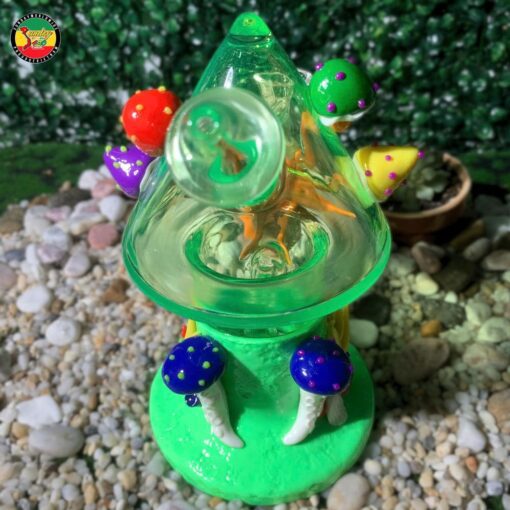 Điếu Cày Thủy Tinh Octopus House - BTT725