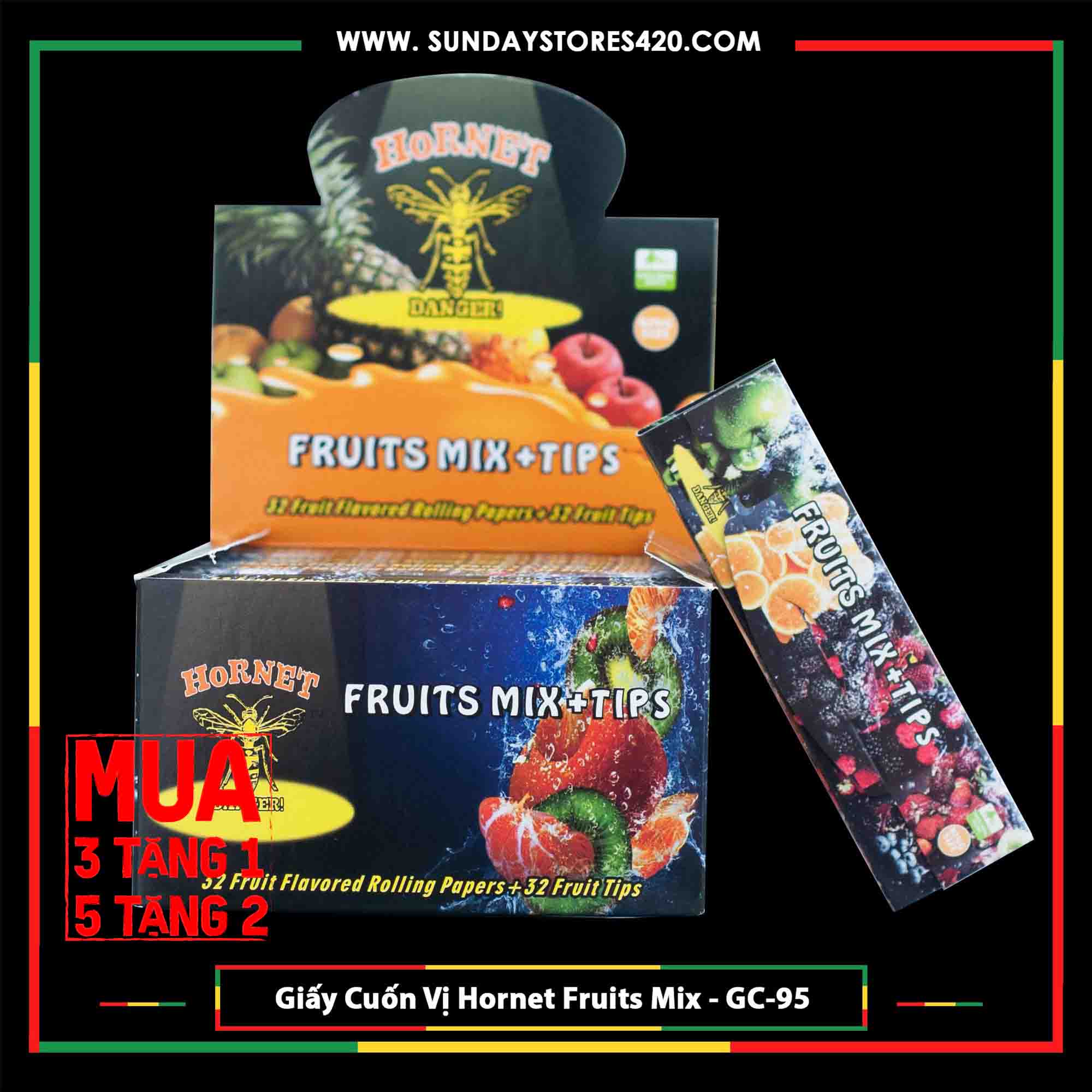 Giấy Cuốn Hornet Fruits Mix