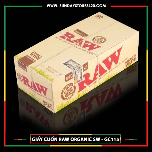 Giấy Cuốn RAW Organic Single Wide - GC115