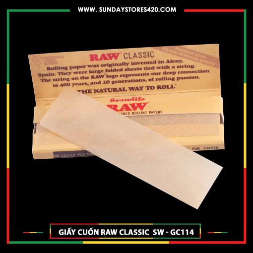 Giấy Cuốn RAW Classic Single Wide - GC114
