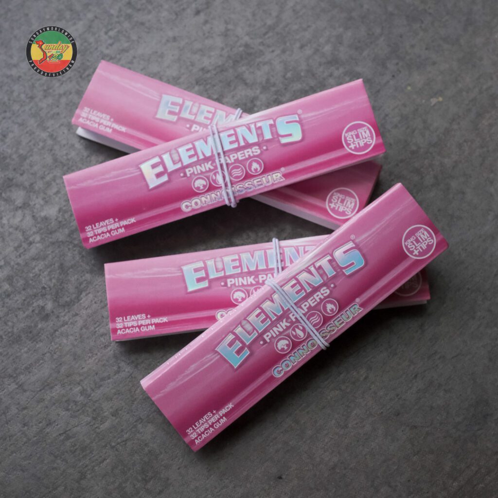 Giấy Cuốn Elements Pink Connoisseur Kingsize & Filter Tips - GC144