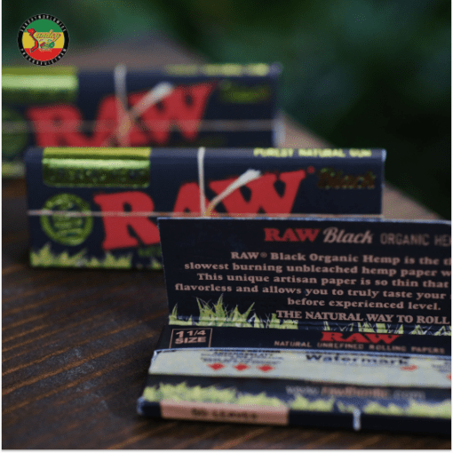 Giấy Cuốn Raw Black Organic 1 1/4 - GC141