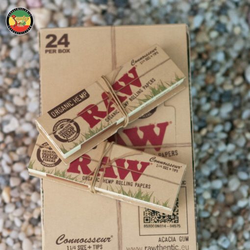 Giấy Cuốn Raw Organic Connoisseur 1 14 & Filters Tips