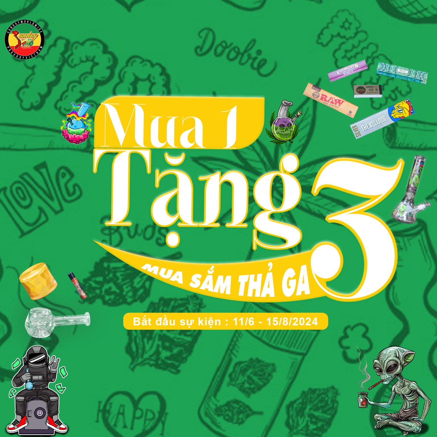 MUA 1 TẶNG 3