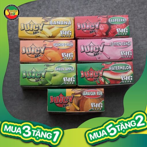 Hộp Giấy Cuốn Juicy Jay's Bigsize Mix Roll - GC152