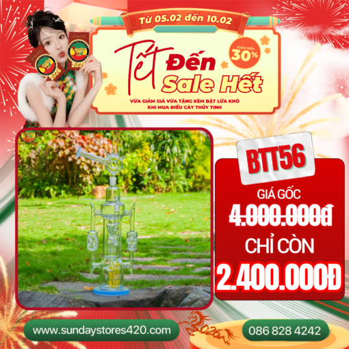 Điếu Cày Gà Lôi - BTT56