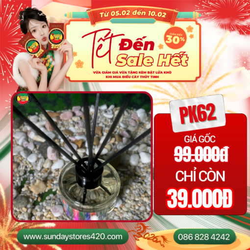 Tinh Dầu Thơm Phòng Thiên Nhiên HONEYPUFF - PK62