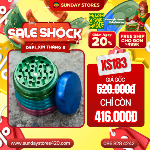 Cối Xay Kim Loại Slinky - XS183
