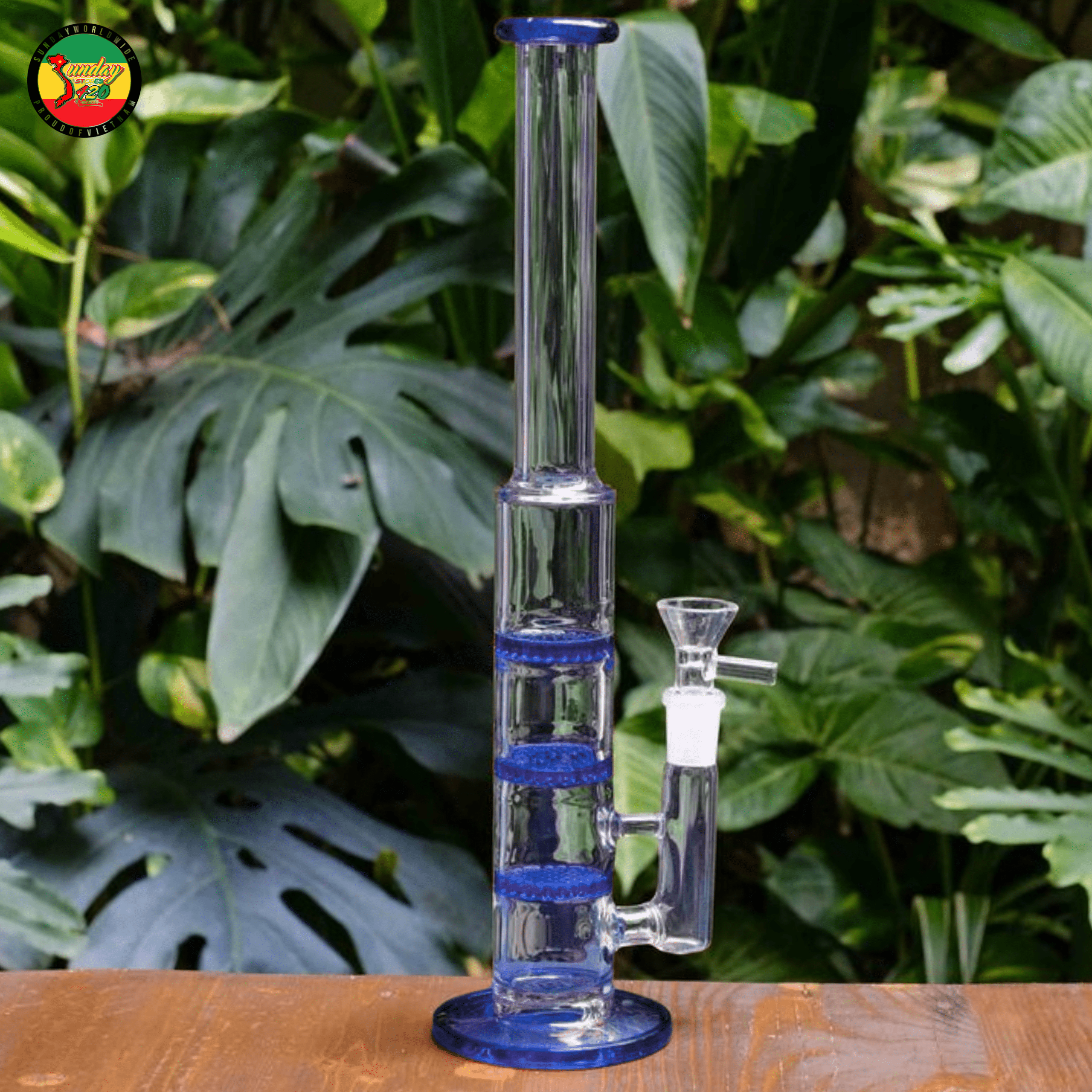 Điếu Cày Thủy Tinh 3 Tầng Lọc TripleX - BTT458 - Ảnh 4