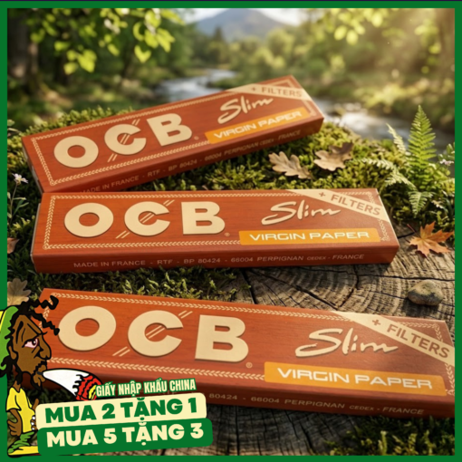 Giấy Cuốn OCB Brown Slim & Filter - GC02