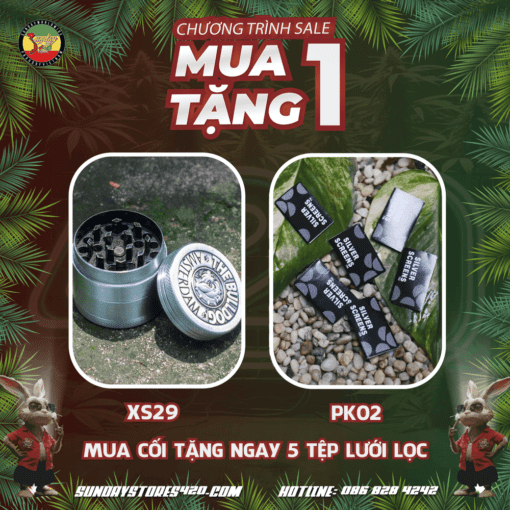 Mua The Bulldog Grinder tặng kèm Lưới Lọc - XS29