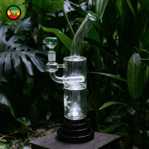 Alternative view of Điếu Cày Thủy Tinh Điện Snowflake - BTT400