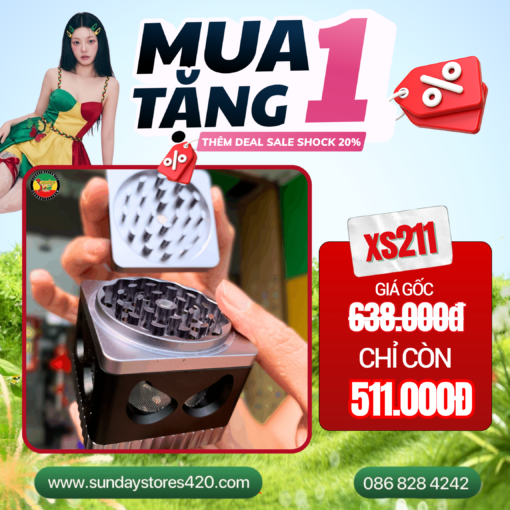 Cối Xay Kim Loại PowerCube - XS211