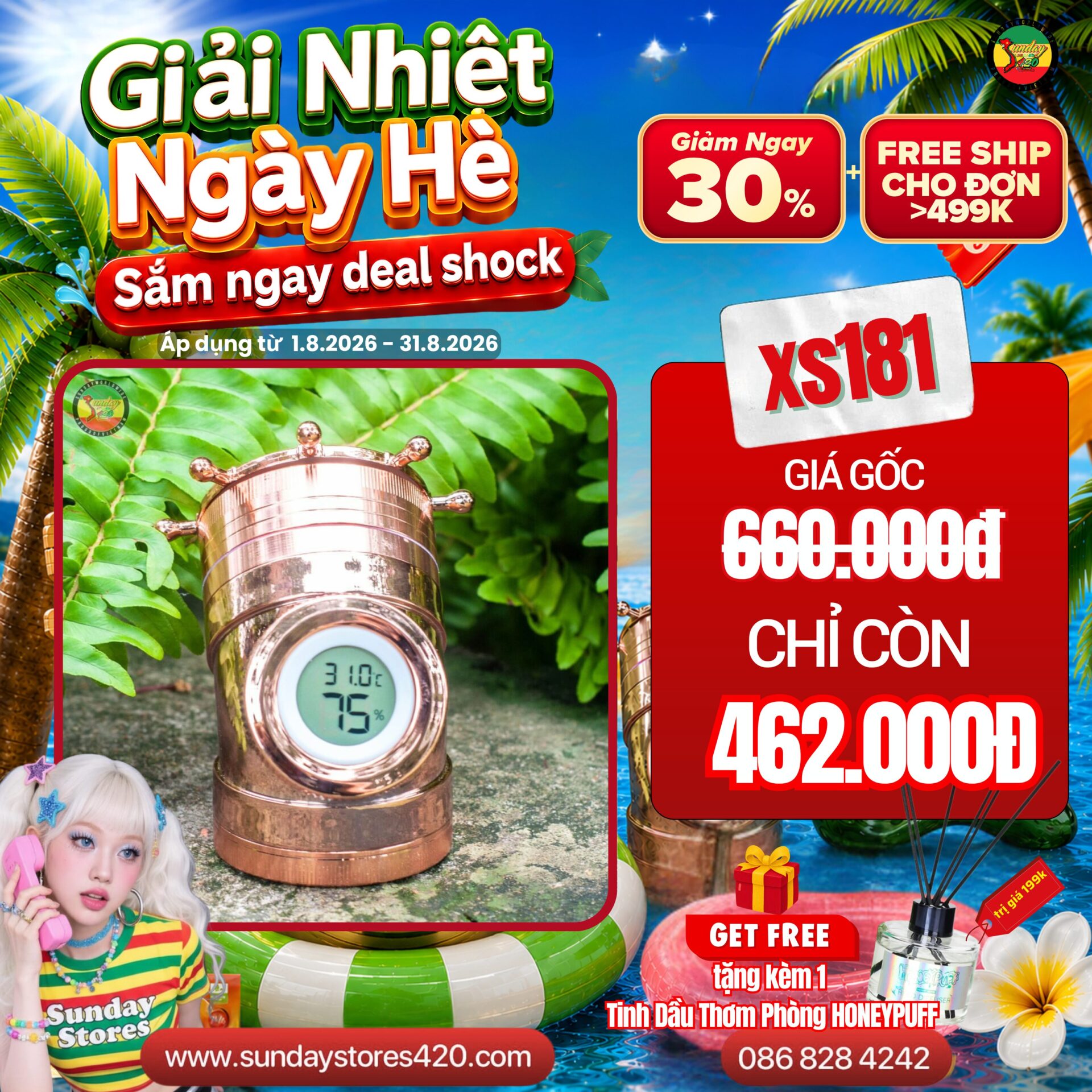 Cối Xay Thuyền Trưởng - XS181 1 Cối Xay Thuyền Trưởng - XS181