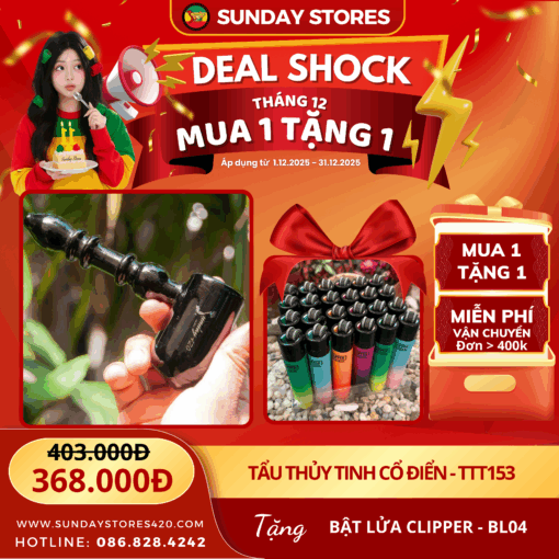 Tẩu Thủy Tinh Cổ Điển - TTT153