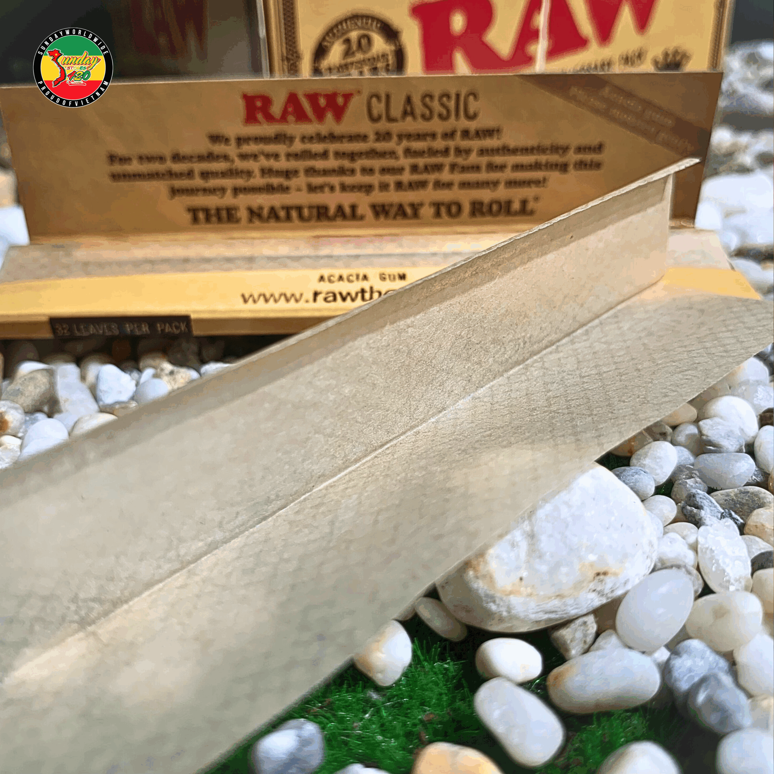 Giấy Cuốn RAW Kingsize Slim Classic - GC131 - Ảnh 2