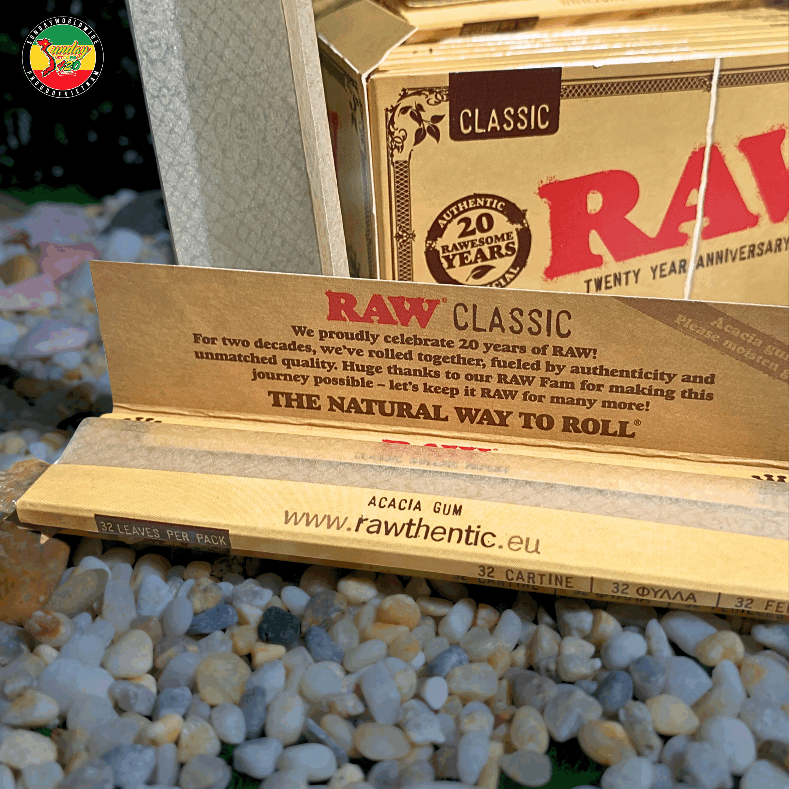 Giấy Cuốn RAW Kingsize Slim Classic - GC131 - Ảnh 3