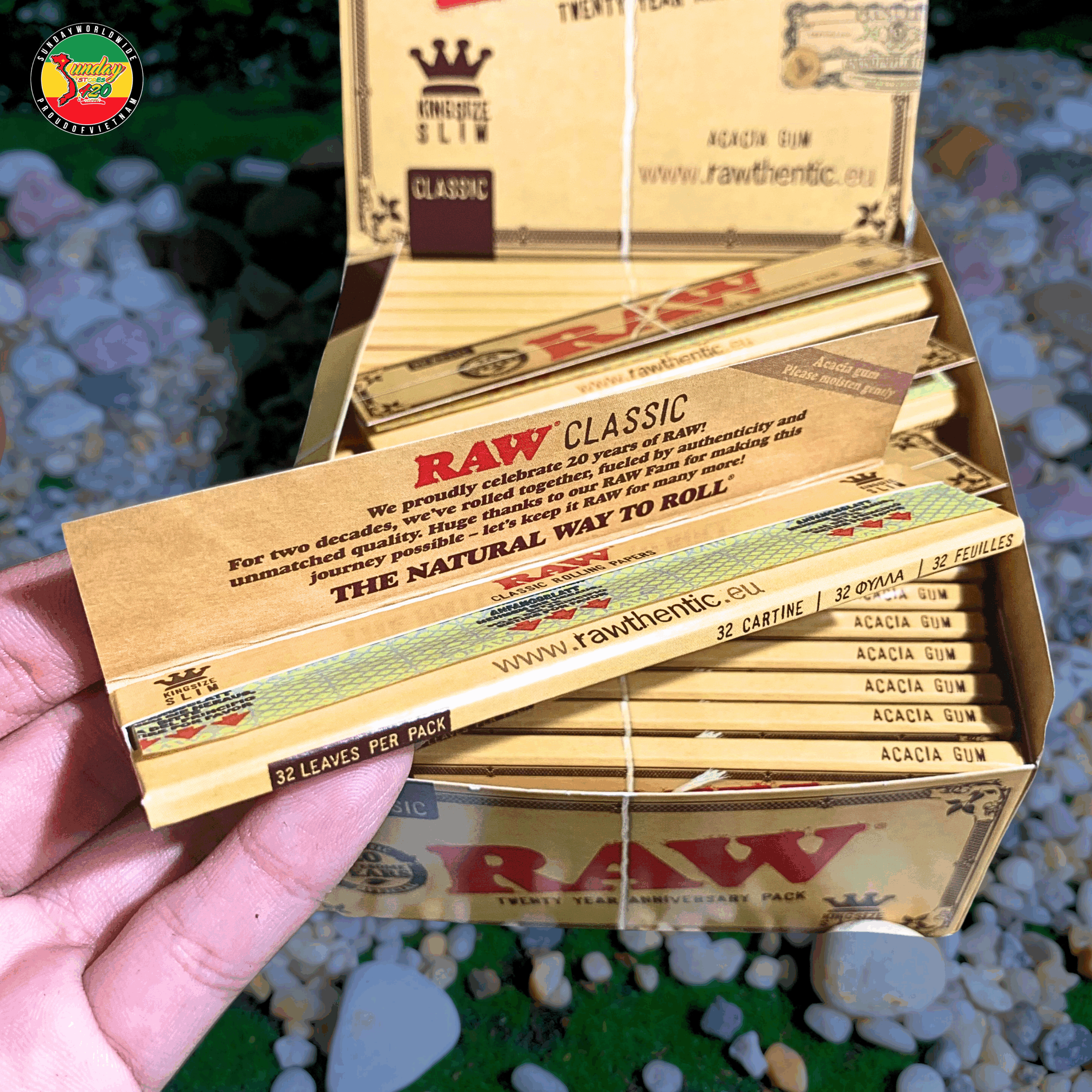 Giấy Cuốn RAW Kingsize Slim Classic - GC131 - Ảnh 4