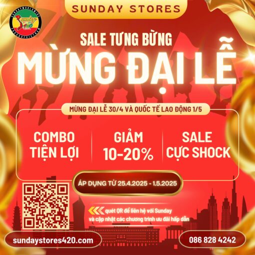 SALE TƯNG BỪNG - MỪNG ĐẠI LỄ