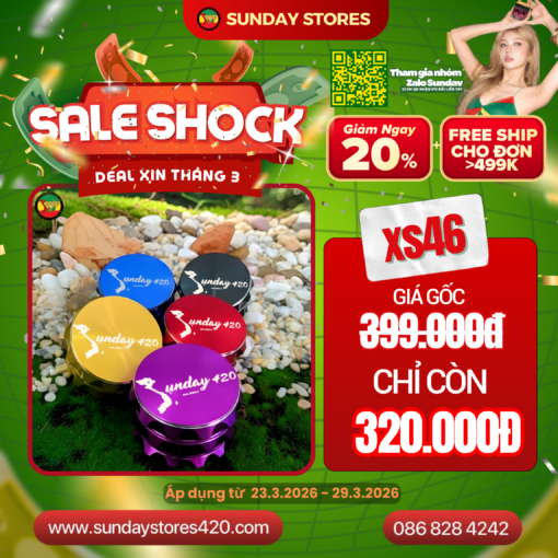 Xay Khối Kim Loại Sunday Cao Cấp - XS46