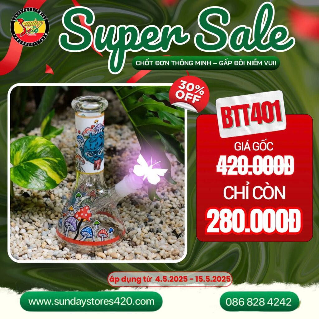 Diversity Glass Bong - BTT401