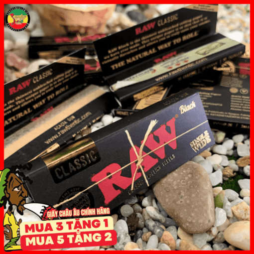 Giấy Cuốn RAW Black Natural Siêu Mỏng - GC116