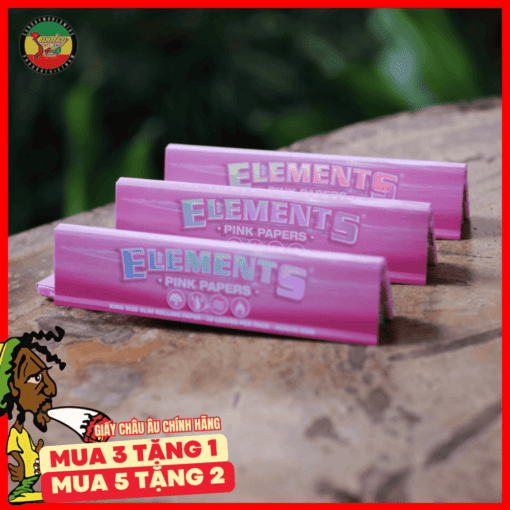 Giấy Cuốn Elements Pink Kingsize Slim - GC119