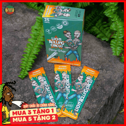Giấy Blunt Lion Rolling Circus Hemp Wraps - GC125