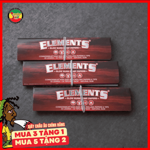 Giấy Cuốn Elements Red Connoisseur Kingsize & Filter Tips - GC146