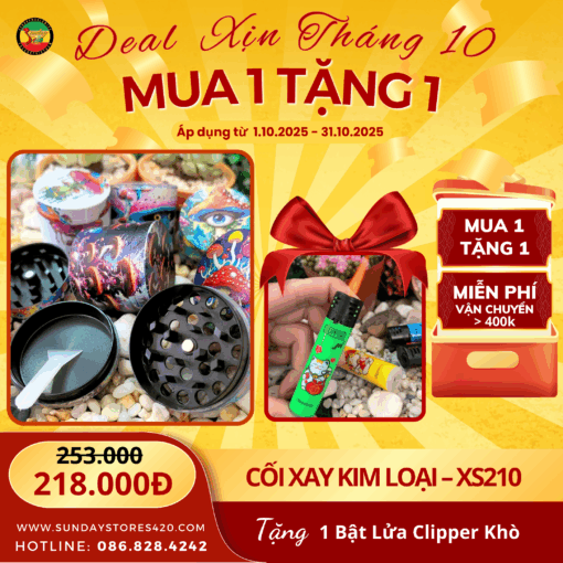 Cối Xay Kim Loại Shroomer - XS210